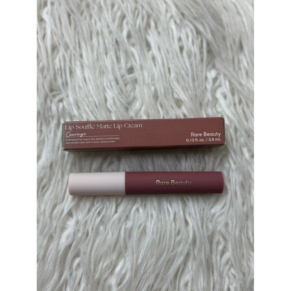 Rare Beauty Lip Souffle Matte Cream Lipstick Courage - Picture 3 of 9